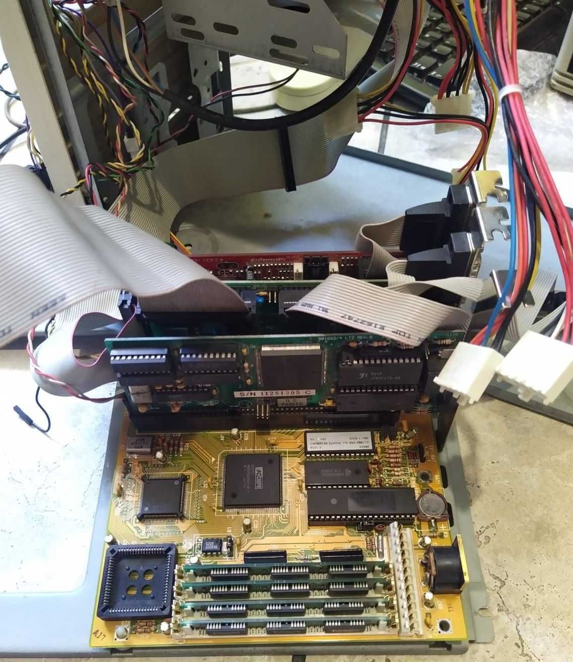 RETRO Komputer AT 386 SX33 Mhz kompletny klasyk w super stanie!