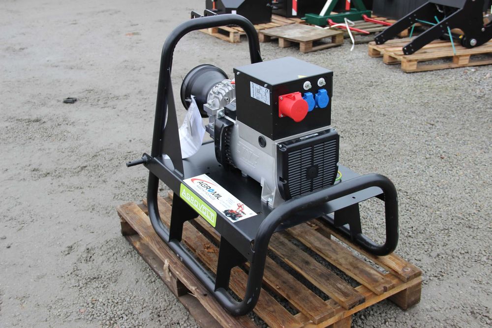 Agregat prądotwórczy na wałek WOM 22 kVA  AV22R 17.6 KW od ręki Fogo