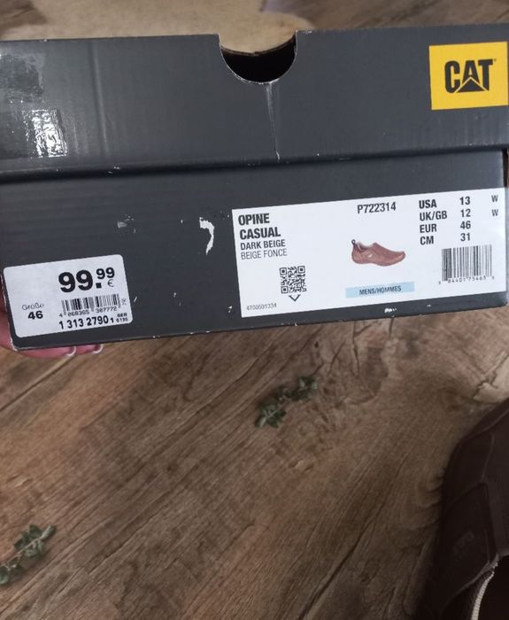 Туфлі Caterpillar 46,41р