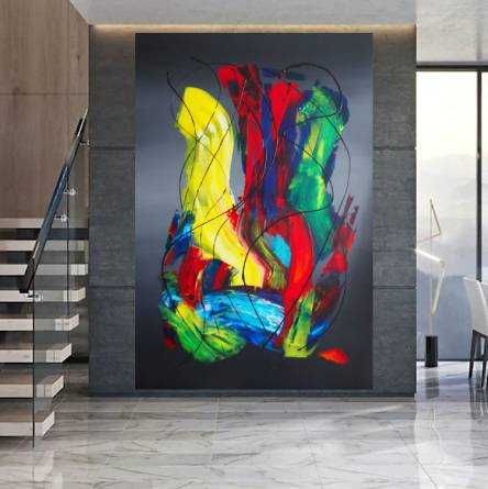 Obraz nowoczesny abstrakcja 100cm x 150cm "MY WAY 2"