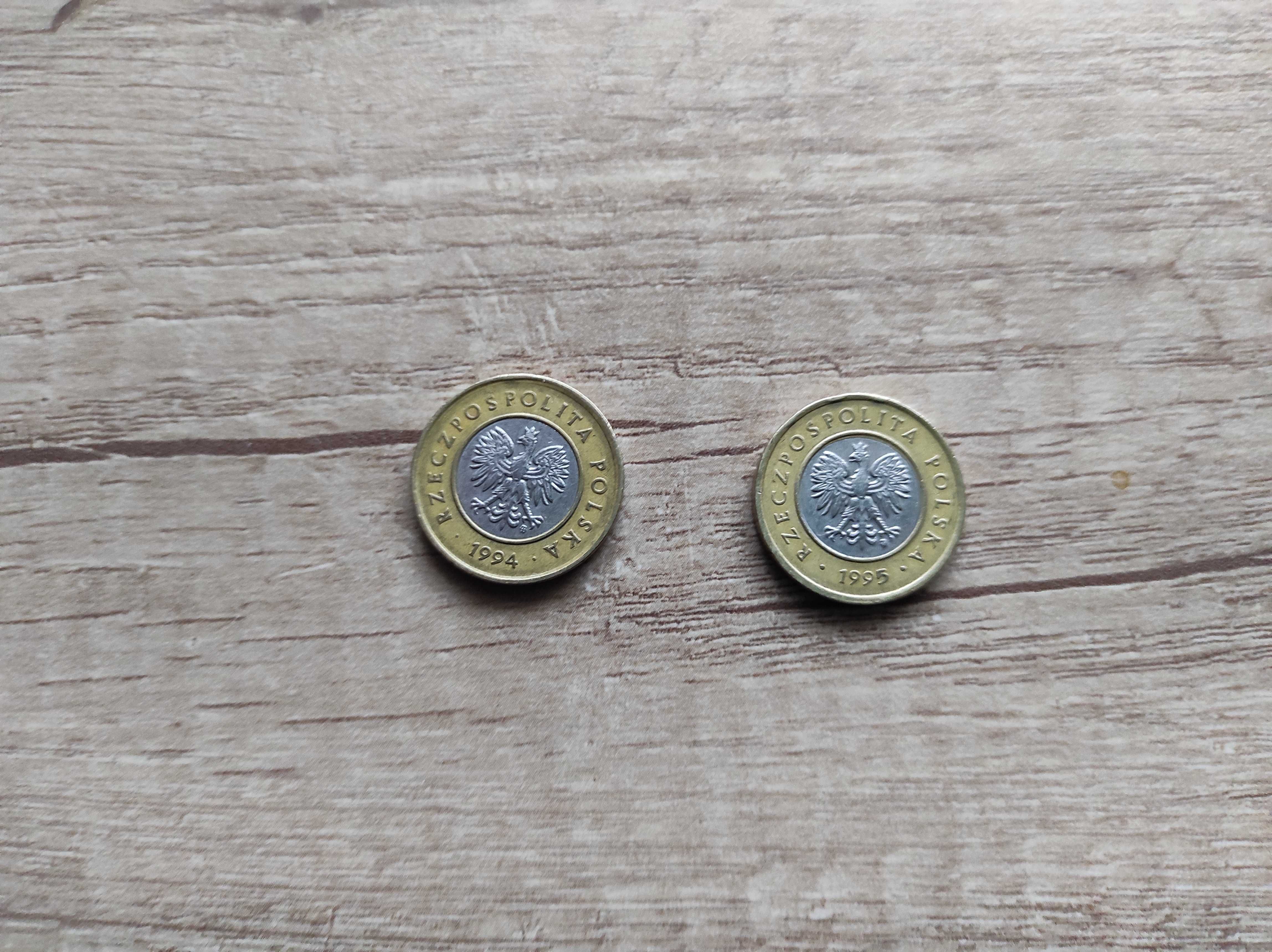 Monety kolekcjonerskie 2 zl z 1994 i 1995 roku