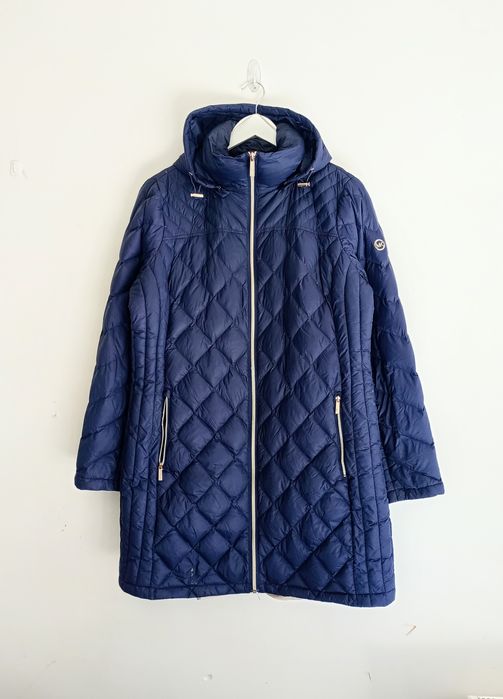 Michael Kors płaszcz granatowy wiosenny pikowany / rozmiar L 40