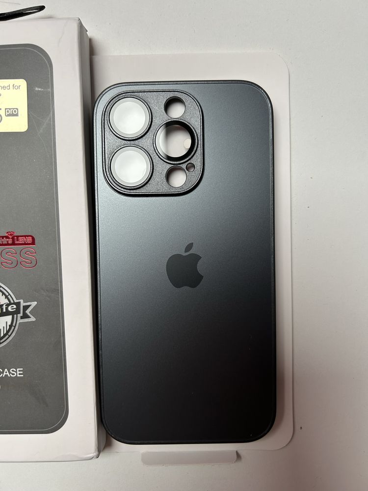 Etui iphone 15 pro szklo matowe