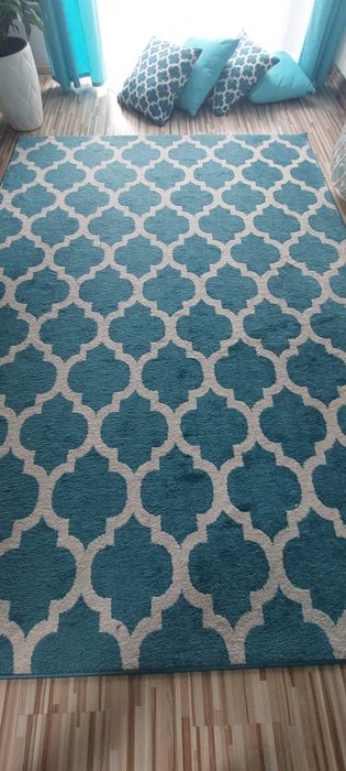 Komplet dywan zasłony poszewki