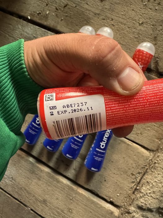 Żel intymny Durex nowy original oraz strawberry