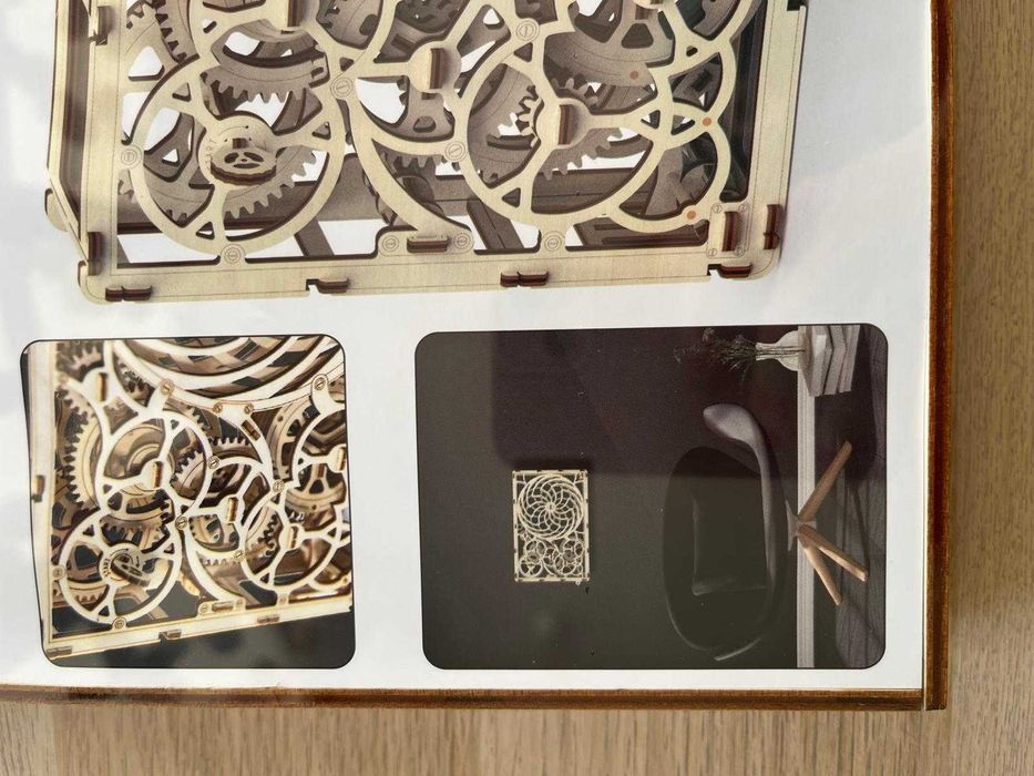 Moldura Cinética – Puzzle 3D em madeira – Novo e selado