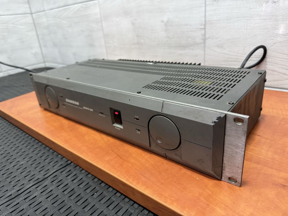 Koncowka mocy studyjna Samson Servo 240 2x120w okazja najtaniej sprawn