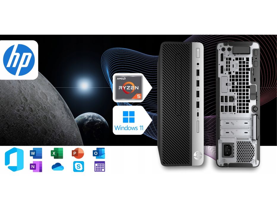 HP EliteDesk 705 G4 Mini PC Ryzen 5 16GB 256GB SSD Win 11