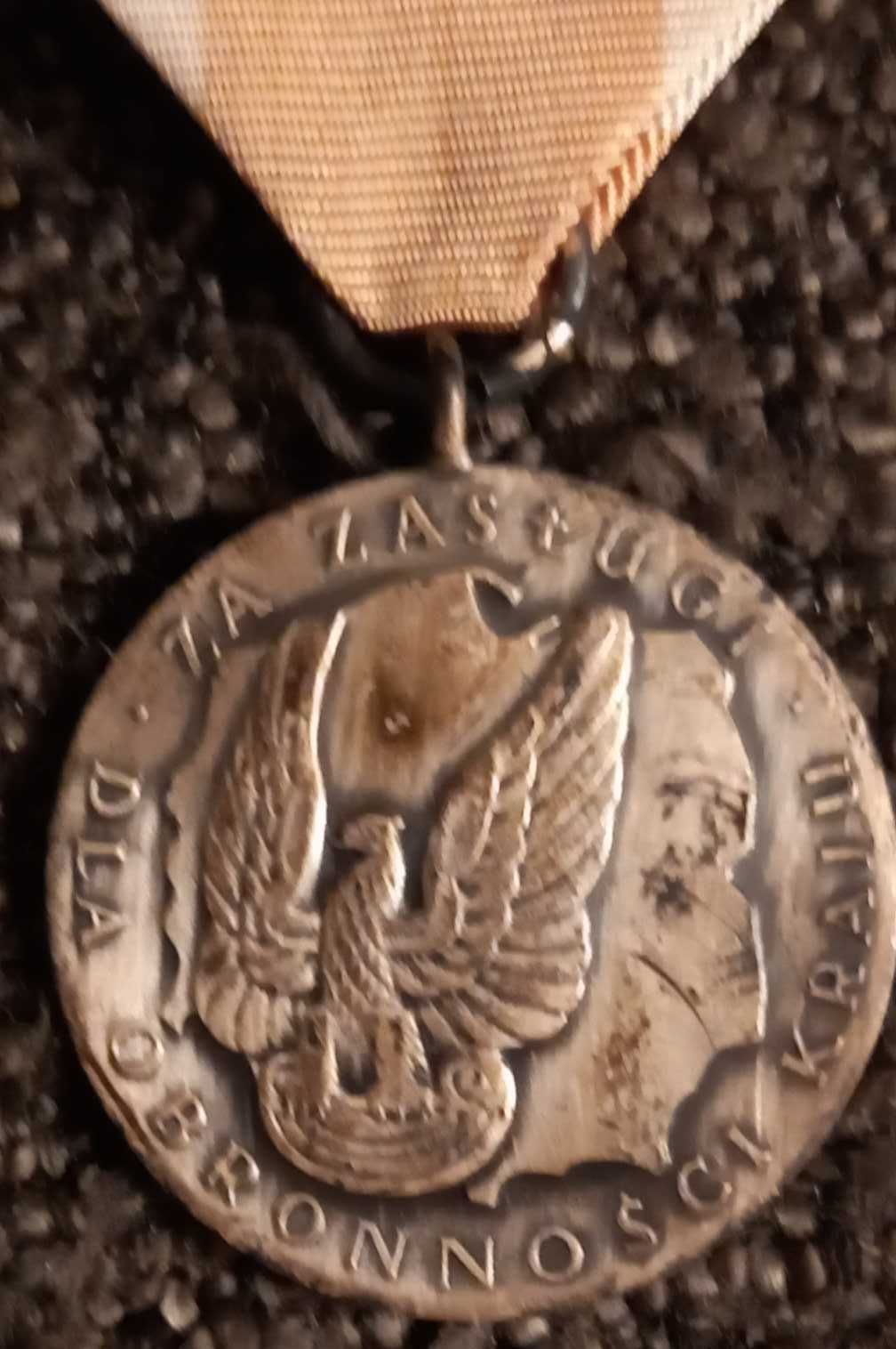 Medal za Zasługi dla Obronności Kraju srebrny lata 70