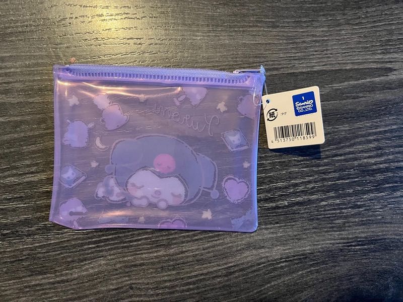 Śpiąca Kuromi Sanrio portfelik portmonetka etui Hello Kitty