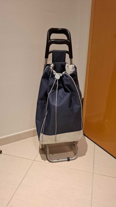 Carrinho de compras dobrável 70 litros