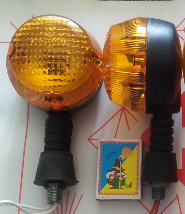 Повороти мотоциклів великі гнучкі нові 1шт. Поворотники мото 1шт