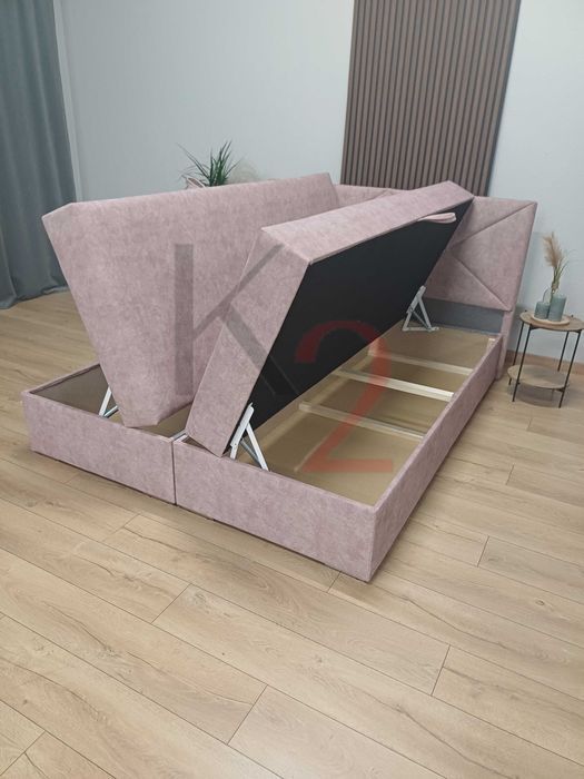 Łóżko dziecięce z materacem z pojemnikiem POD WYMIAR poduszka gratis