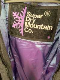 Куртка зимняя японская Superdry Mountain Сo. Женская S, горная, термо
