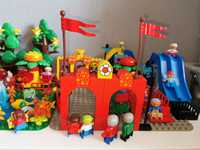 Lego Duplo парк атракціонів, дитячий майданчик, качели Детали поштучно