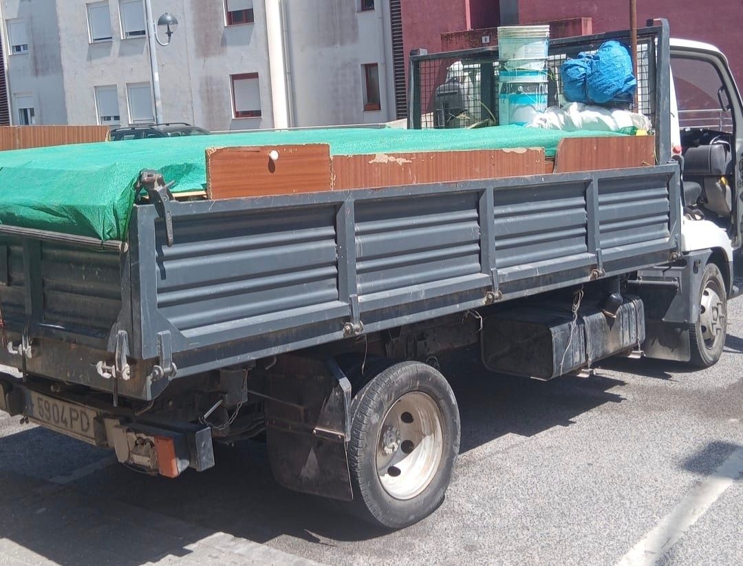 CONDUTAS, BETONEIRAS, ANDAIMES, contentores e carrinhas p/entulho