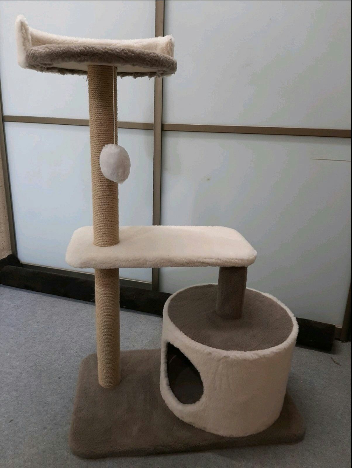 Домик-когтеточка для кошки, кота