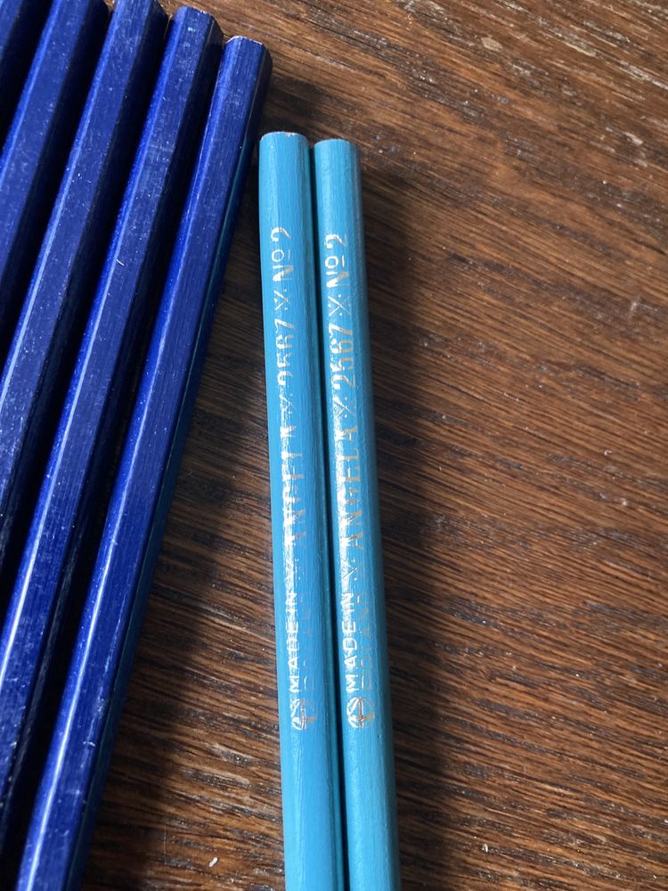 Ołówki prl vintage