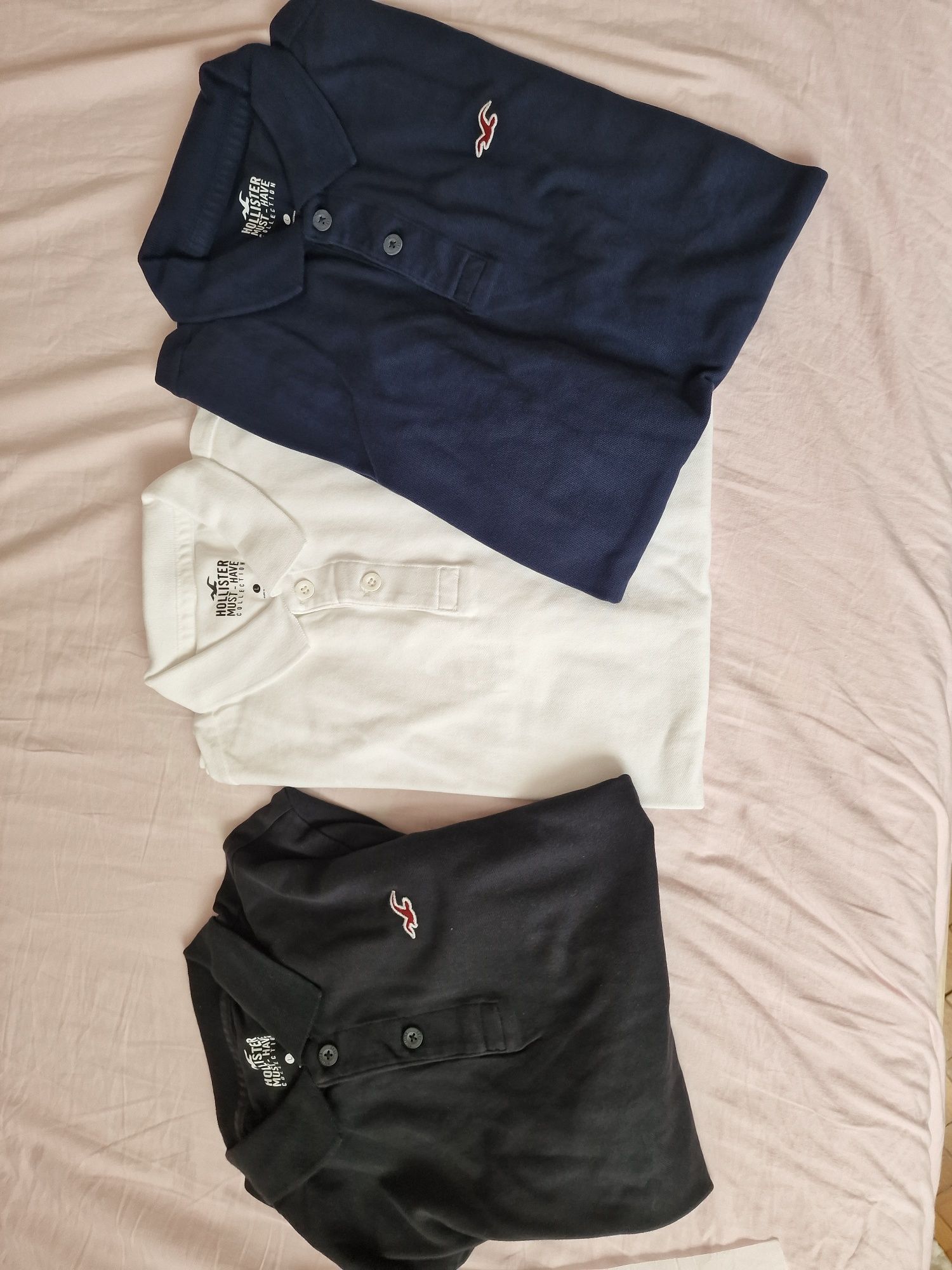 Zestaw 3 koszulek polo Hollister  Okazja r XL