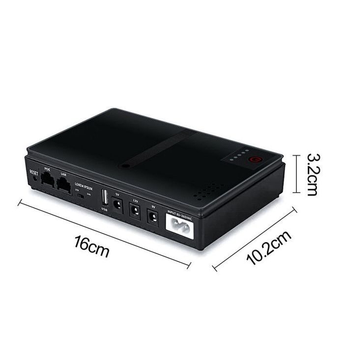 Міні UPS ДБЖ для роутера джерело безперебійного живлення 5/9/12V