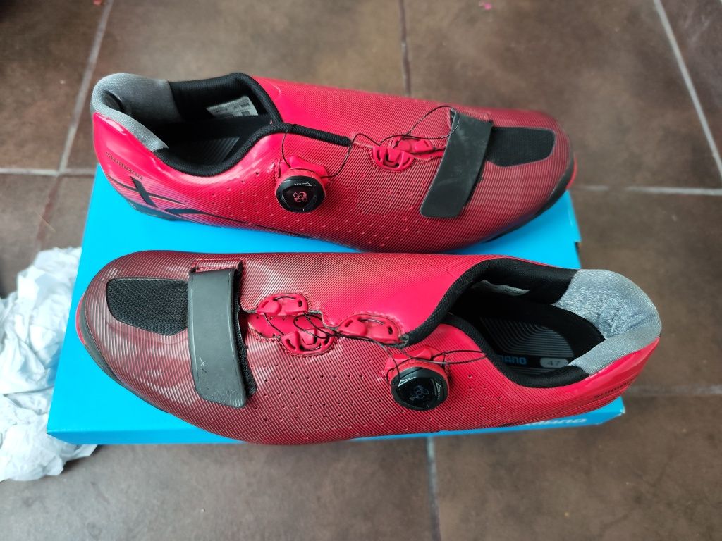 Buty SPD Shimano CX7 rozmiar 47, kolor Rogue Red