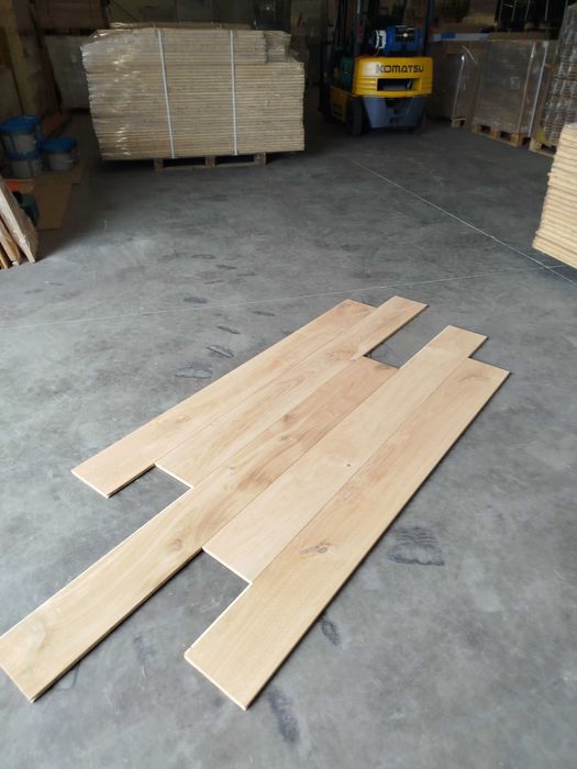 Deska warstwowa SUROWA dąb 15x190x1000/2000mm. fazowana klasa Rustik