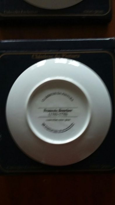 Coleção de 6 Pratos Decorativos de 1997