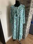 Zielona sukienka maxi midi rozmiar M/L boho styl bawełna