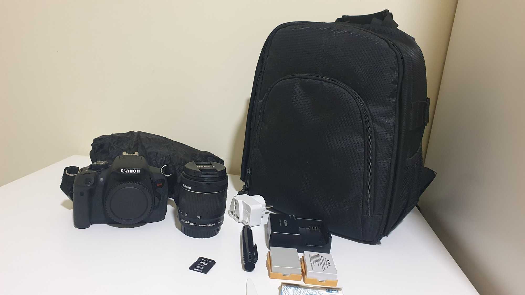 Canon EOS 700D (T5i) + Kit Completo – Pronta para Usar!