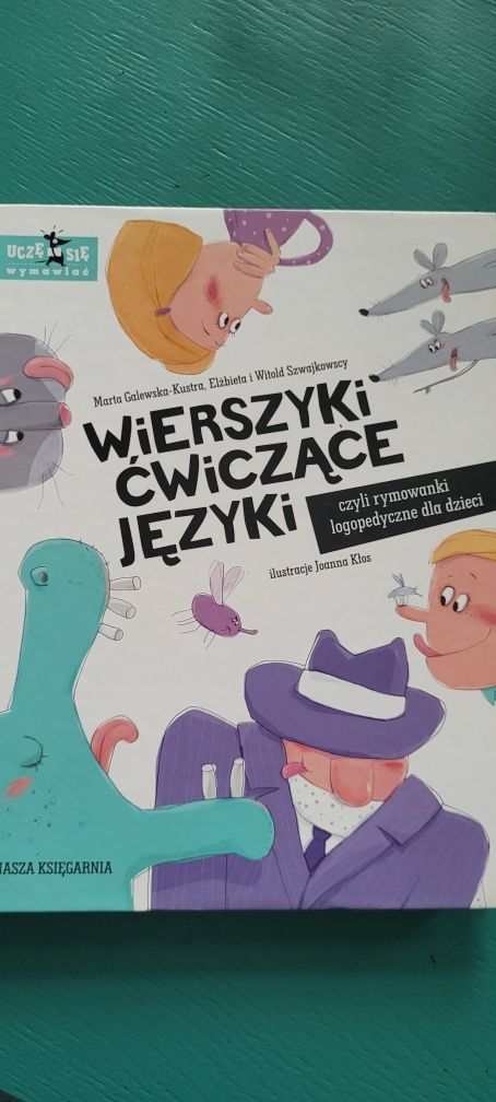 Wierszyki ćwiczące języki - książeczka logopedyczna