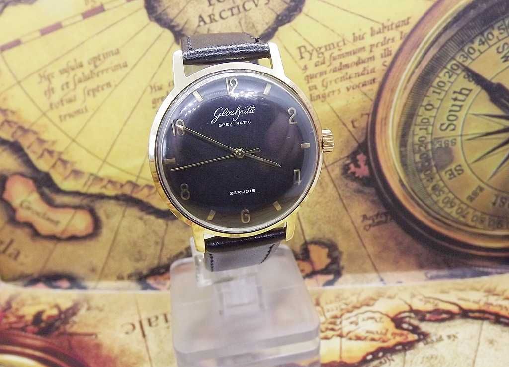 Zegarek  GLASHUTTE  SPEZIMATIC 26  Rubis  ideał.. po serwisie zeg.