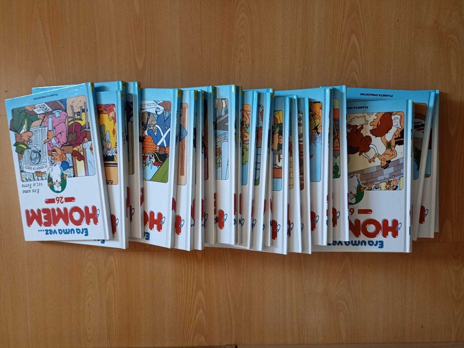 Coleção Completa "Era uma vez o Homem" Livros + DVDs