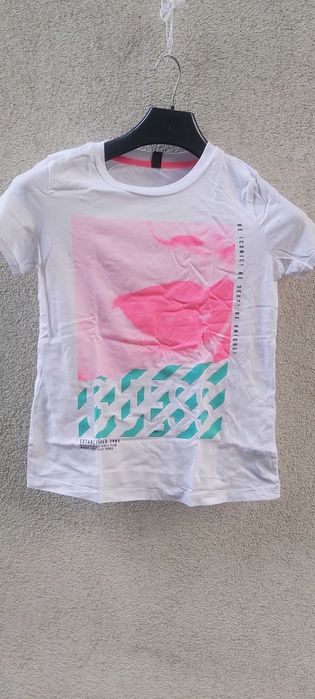 NOWA koszulka tshirt  GUESS biała M a076