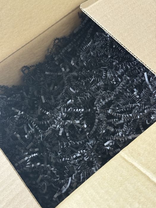 Wypełniacz papierowy wiórki czarne - 1kg