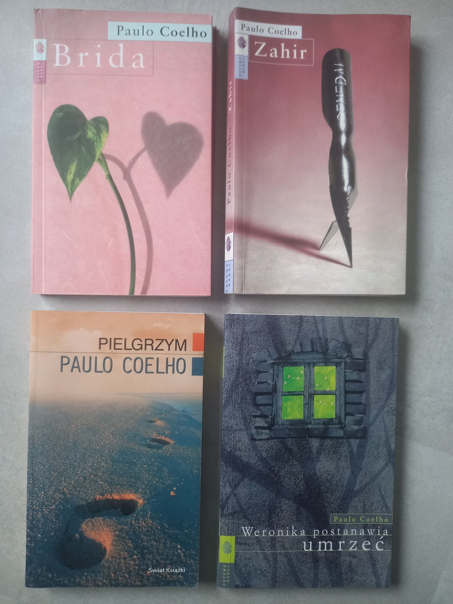 4 książki Paulo Coelho Pielgrzym Zahir Brida Weronika postanawia umrze