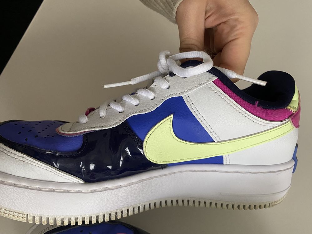 Nike air Force 1 Shadow sneakersy kolorowe rozmiar 40