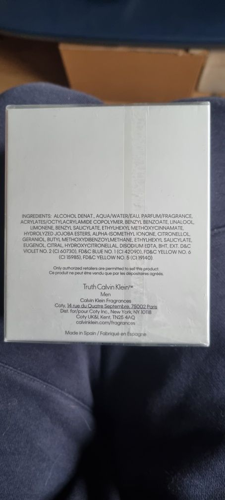 Perfumy meskie Truth Calvin Klein Men