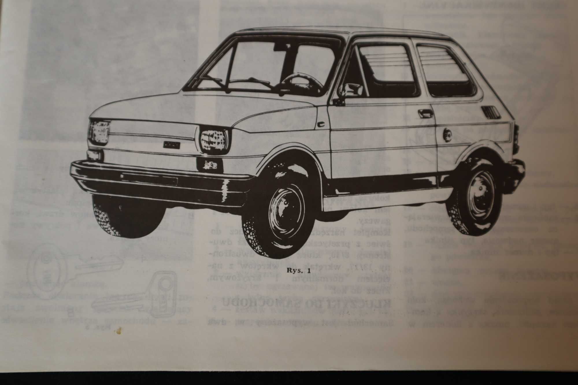 Instrukcja obsługi FIAT 126P FSM 1988R LS