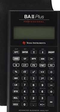 Калькулятор  Texas Instruments BAII Plus Professional подойдет для CFA