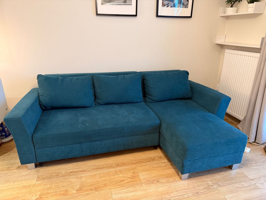 Kanapa narożnik rozkładany z funkcją spania