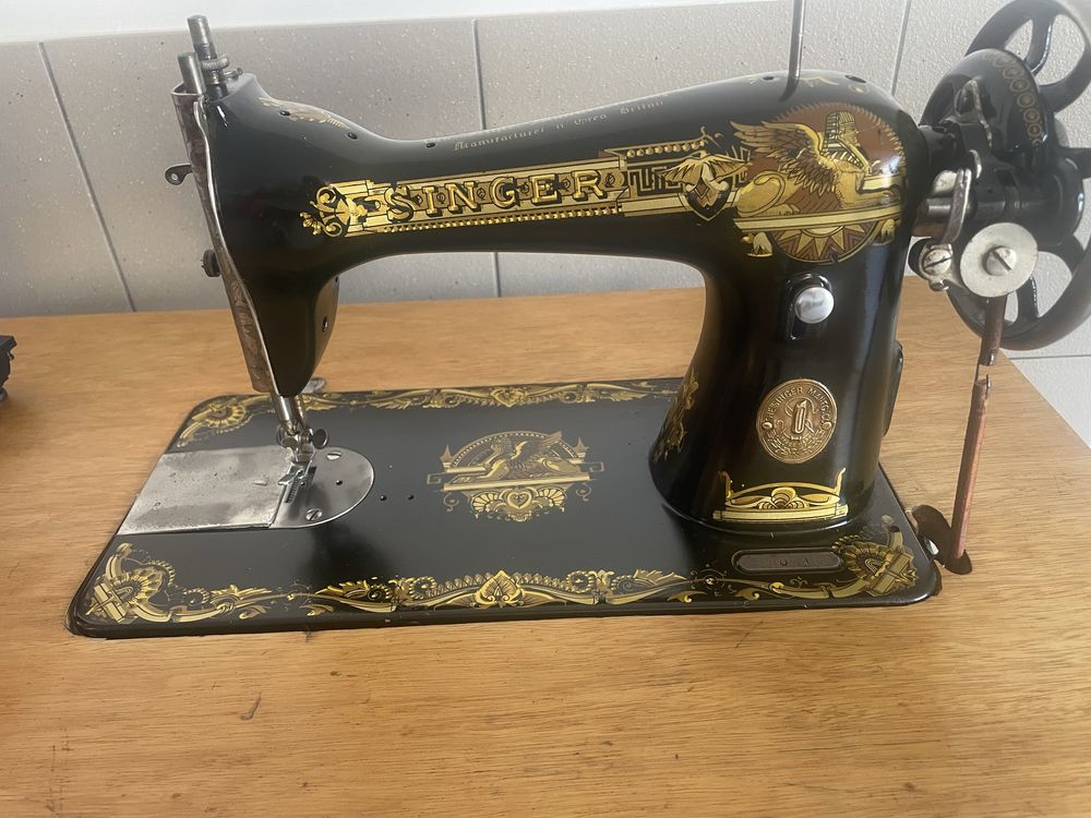 Máquina Singer de 1925, restaurada