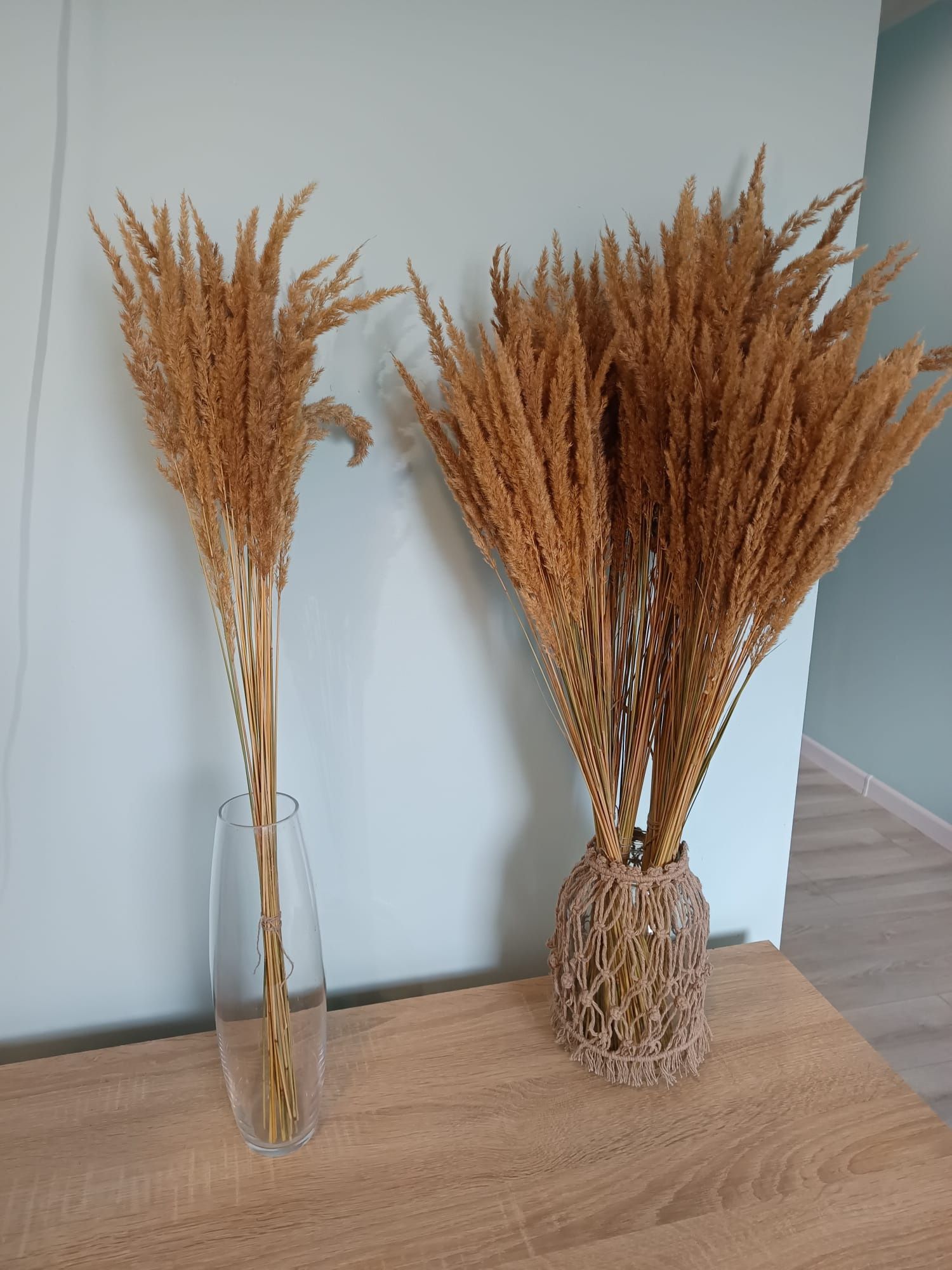 Trawa ozdobna naturalna Boho ozdoba 30 sztuk 65 cm