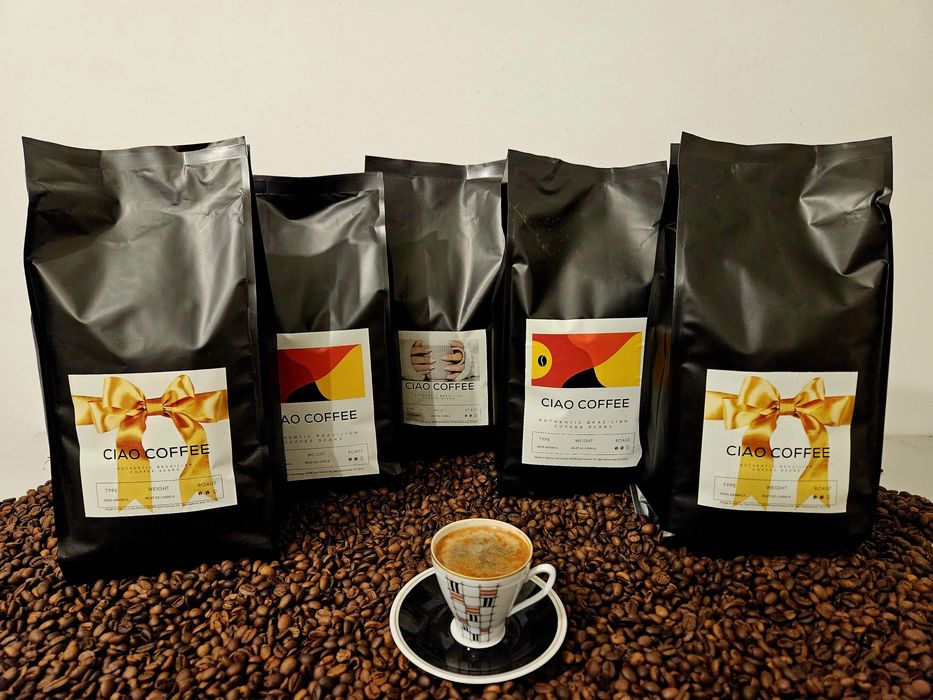 Kawa Ziarnista Włoska Arabica Kraftowa 5kg