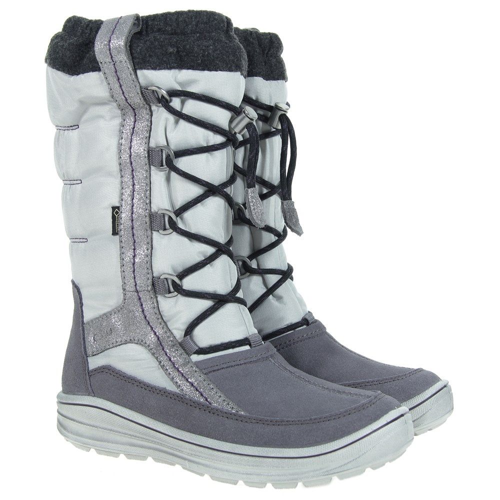 Ecco Neela Goretex Silver, śniegowce, kozaki