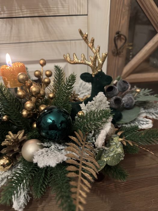 Stroik świąteczny bożonarodzeniowy