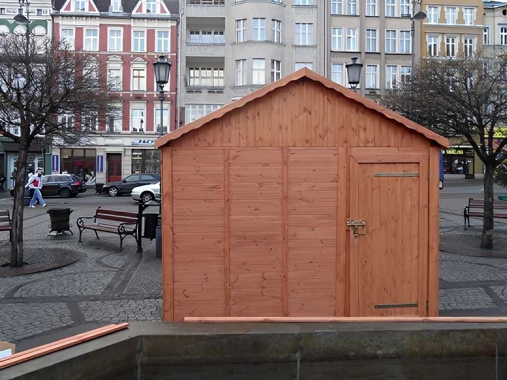 Domek handlowy 1 drewniany kiosk sklepik producent