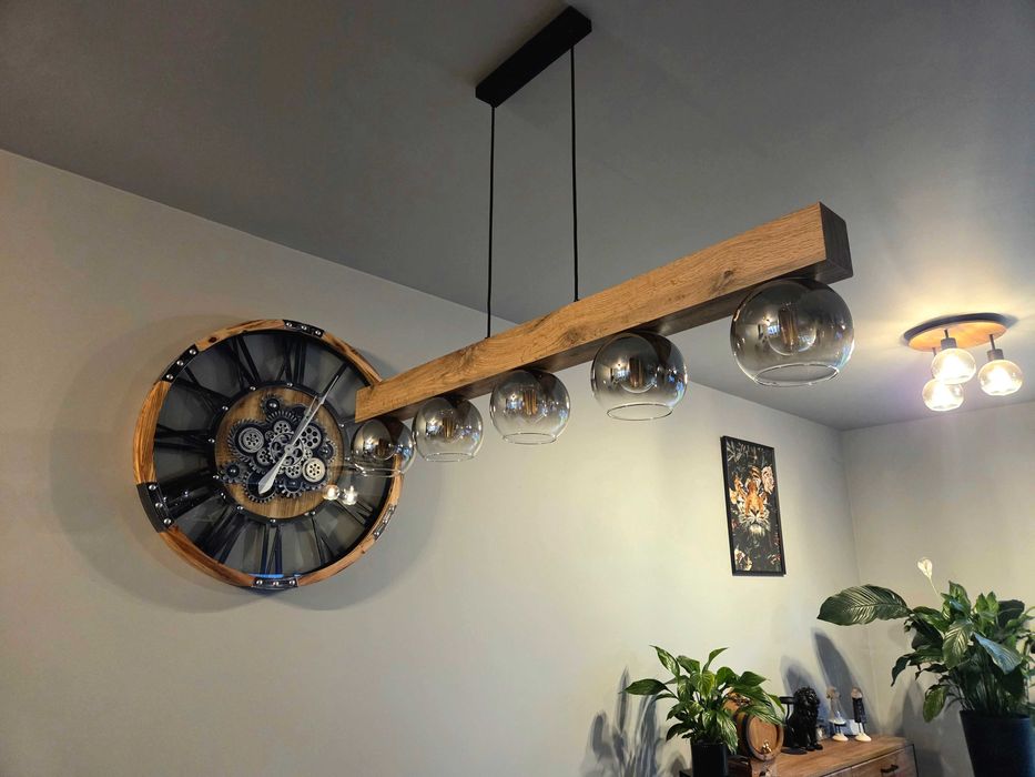 Lampa wisząca stołowa 5-punktowa /żyrandol