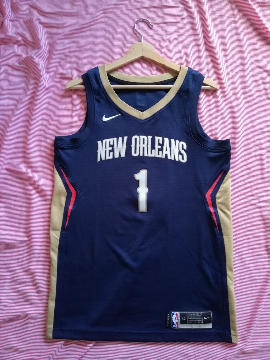 Jersey da NBA OFICIAL - Zion Williamson, Pelicans (portes grátis)