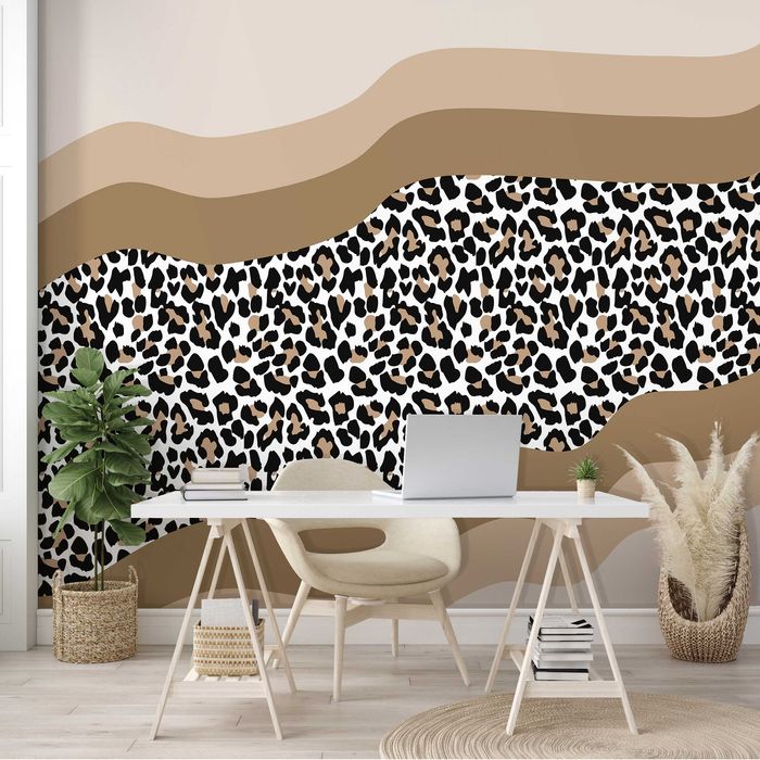 Fototapeta Abstrakcja Gepard Łatki Na Ścianę 3D Twój Rozmiar + KLEJ