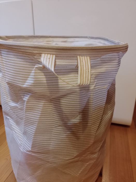 Składany kosz na zabawki koce pościel